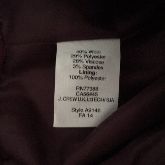 🎉Host Pick🎉 J.Crew Lightweight Wool Skirt Size 0 - Picture 7 of 7